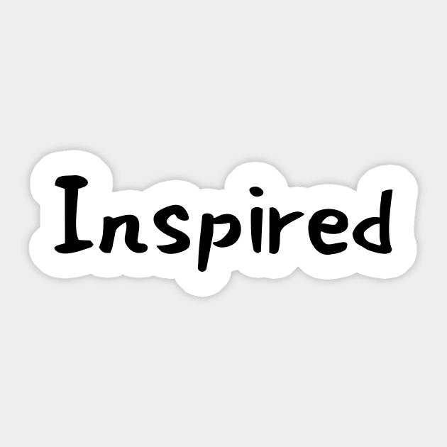 Inspired Sticker by Word and Saying